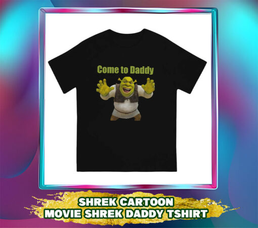 Shrek Daddy Tshirt: Graphic Men's Vintage Summer Cotton Tee